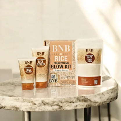 BNB-rice Whitening And Glowing Facial Kit