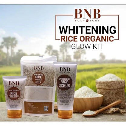 BNB-rice Whitening And Glowing Facial Kit