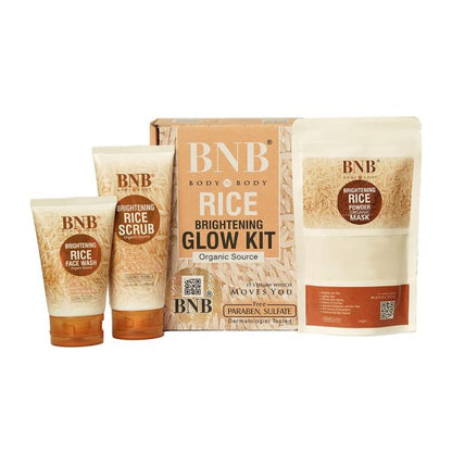 BNB-rice Whitening And Glowing Facial Kit