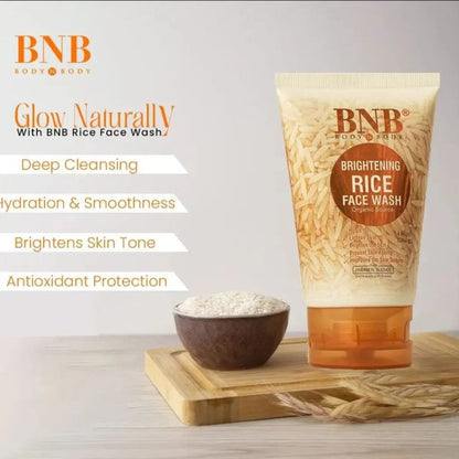 BNB-rice Whitening And Glowing Facial Kit